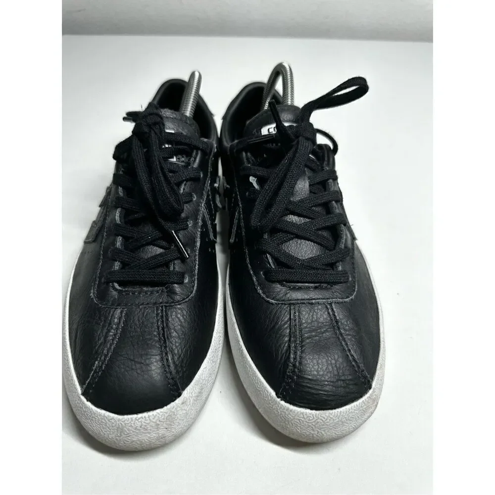 Converse All Star Breakpoint OX Sneakers Leather Black White Womens Sz 8 157802C - Picture 4 of 14